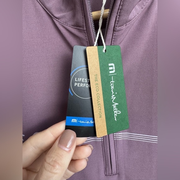 Travis Mathew UNEXPECTED SURPRISE QUARTER ZIP NWT Small - Picture 8 of 8